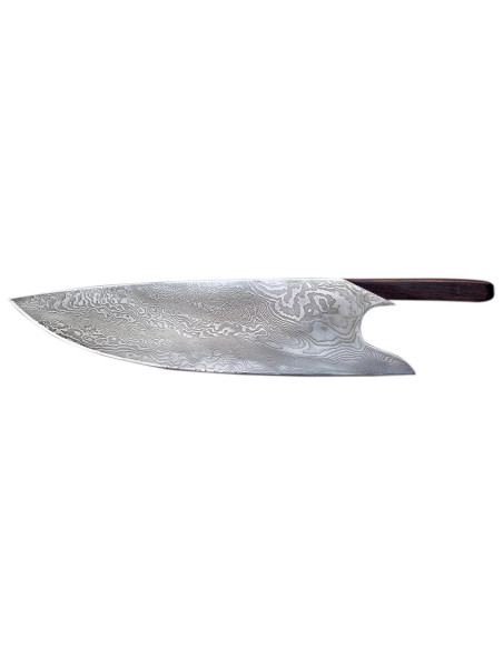 Kockkniv Güde THE KNIFE 21cm damast och design
