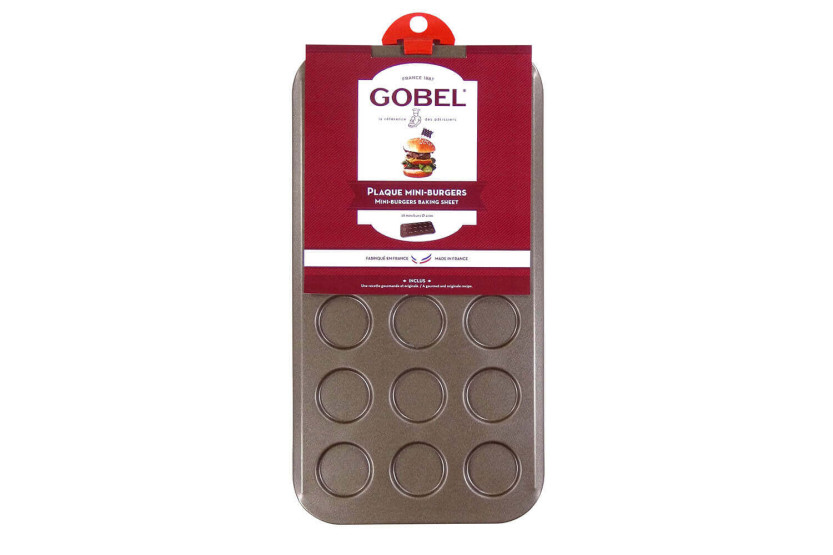 Gobel 18 mini burgers non-stick baking tray