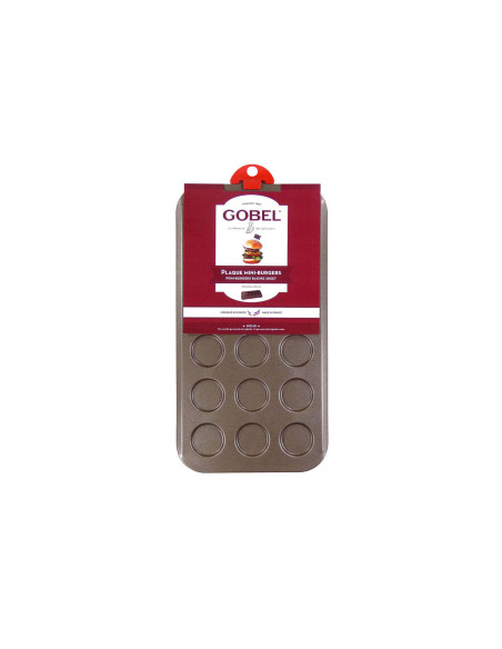 Gobel 18 mini burgers non-stick baking tray