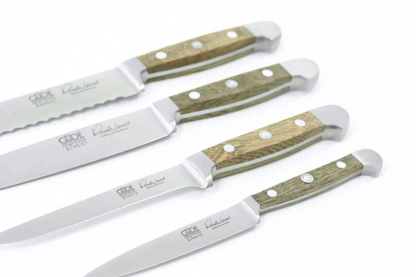 Güde Alpha Eiche Brotmesser 21cm aus geschmiedetem Stahl