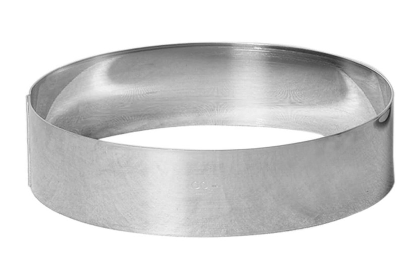 Mousse- und Entremet-Ring Gobel Edelstahl hoher Rand Dicke 1mm