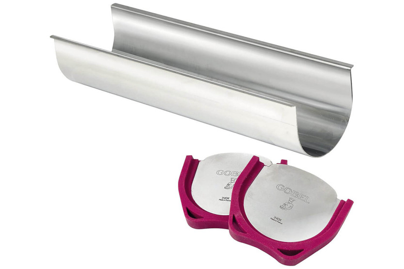 Gobel bandeja de goteo de troncos de acero inoxidable + puntas de silicona