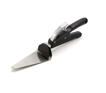 Push & Pull Déglon 14.5cm ruostumattomasta teräksestä valmistettu piirakka- ja pizzapöytäpalvelin