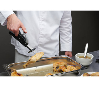 Garfo de servir Push & Pull em aço inoxidável Déglon 12cm 2