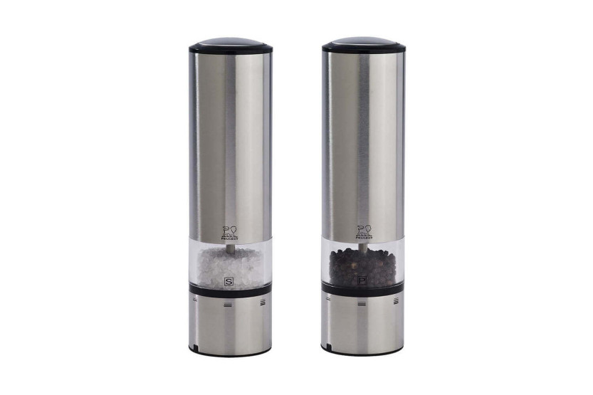 Duo-Set elektrische Salz- und Pfeffermühle Peugeot Elis Sense U Select aus Edelstahl mit Beleuchtung 20cm