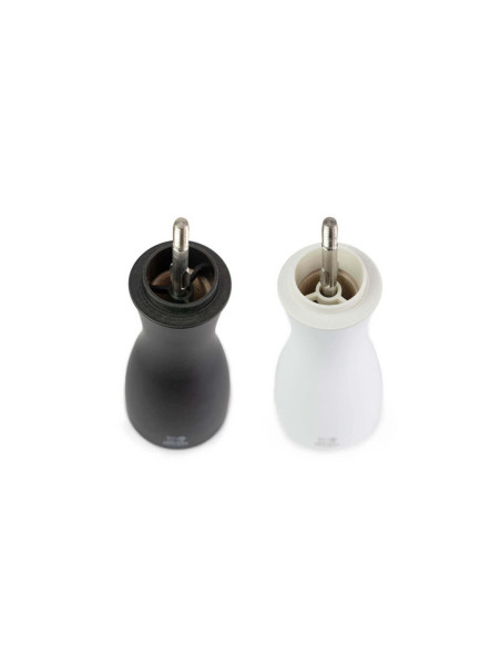 Peugeot Tahiti salt- och pepparkvarn duo set i svart + vitt trä