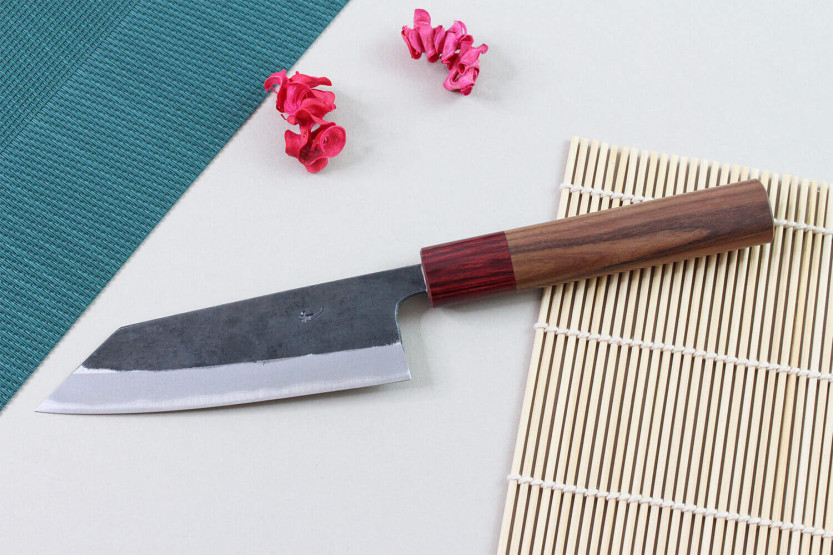 Kiritsuke-kniv japonais artisanal Wusaki Yuzo BS2 12cm