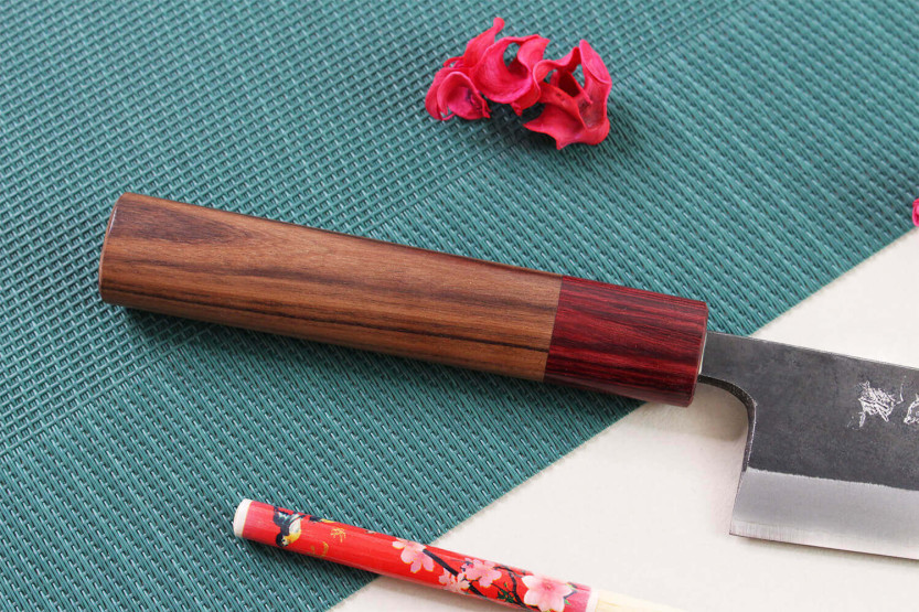 Cuchillo kiritsuke japonais artisanal Wusaki Yuzo BS2 12cm