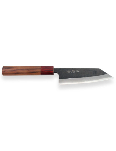 Faca kiritsuke japonês artesanal Wusaki Yuzo BS2 12cm