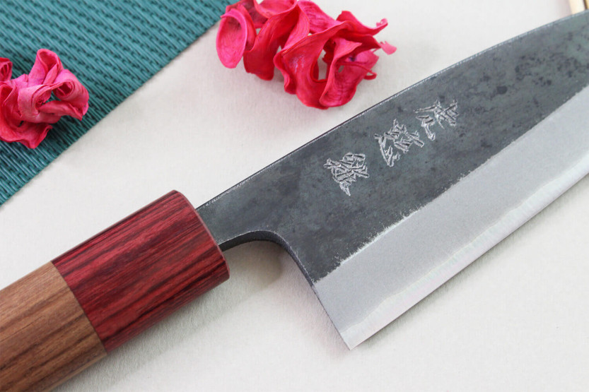 Wusaki Yuzo BS2 12cm cuchillo de cocinero japonés hecho a mano