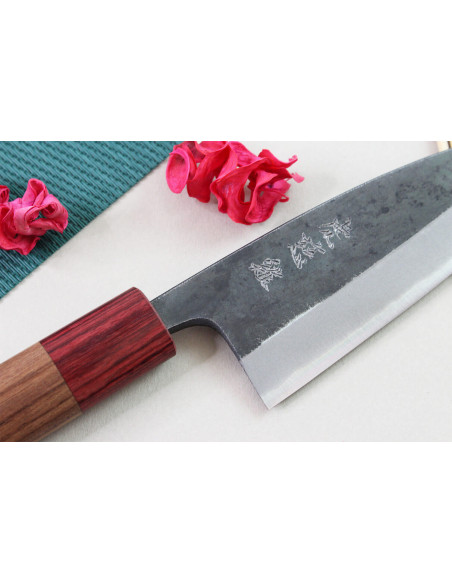Wusaki Yuzo BS2 12cm cuchillo de cocinero japonés hecho a mano