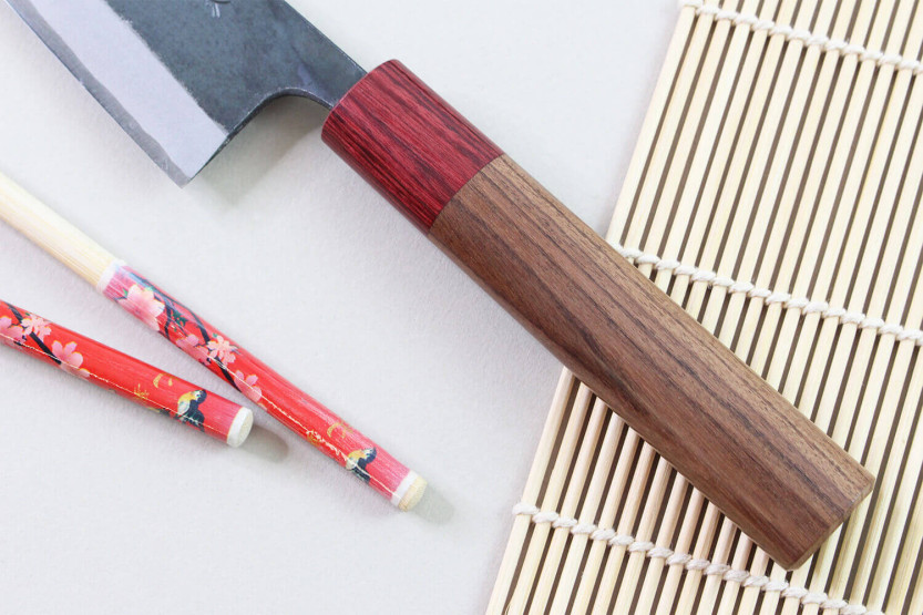 Wusaki Yuzo BS2 12cm cuchillo de cocinero japonés hecho a mano