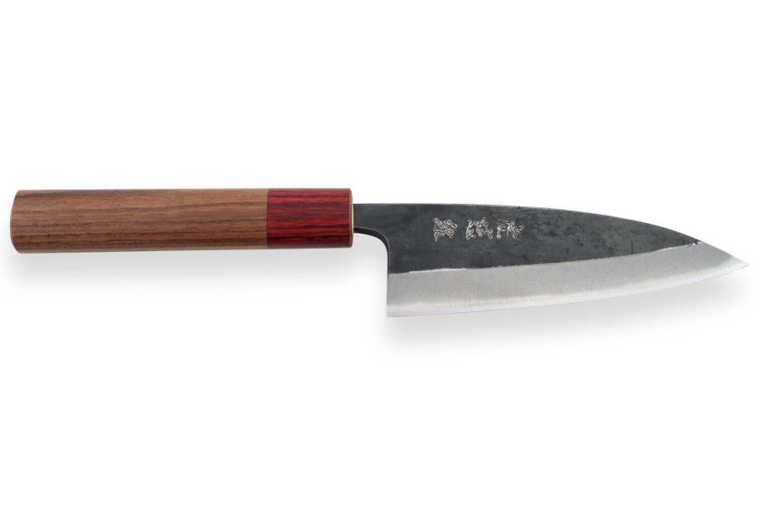 Wusaki Yuzo BS2 12cm cuchillo de cocinero japonés hecho a mano