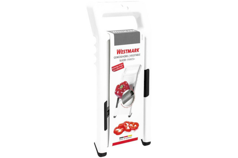 Westmark Famos white Kitchen mandolin double-edged blade