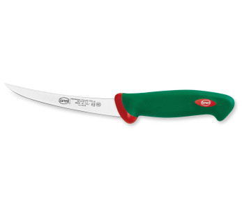 Sanelli Premana professionell urbeningskniv, omvänt blad 15cm, grönt handtag
