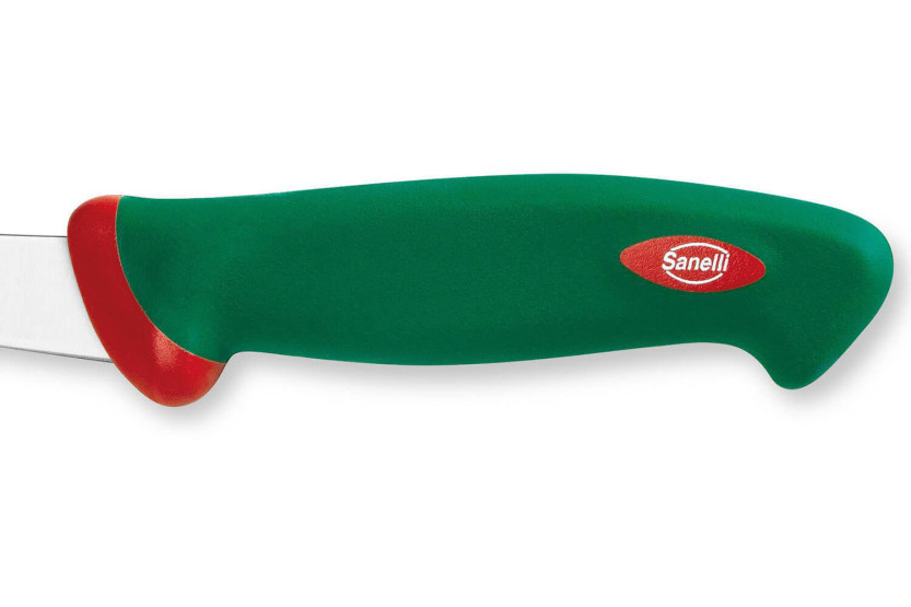 Sanelli Premana professional boning knife, reverse blade 15cm, green handle