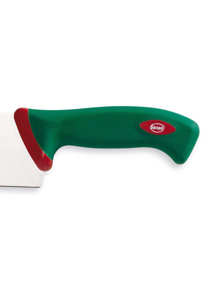Sanelli Premana professioneel slagersmes 24cm breed lemmet groen handvat