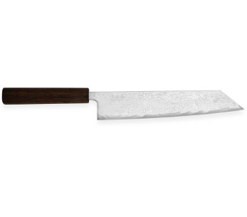 Kiritsuke mes japonais artisanal Wusaki Unagi AUS10 damas 24cm manche chêne