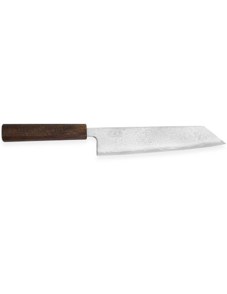 Kiritsuke knife Japanese artisanal Wusaki Unagi AUS10 21cm manche chêne
