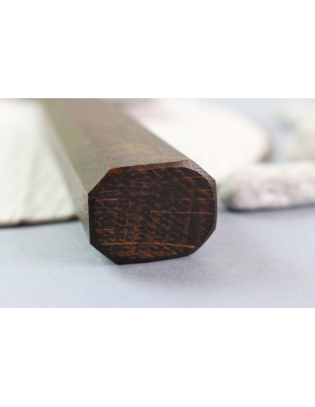 Faca kiritsuke japonês artesanal Wusaki Unagi AUS10 21cm manche chêne