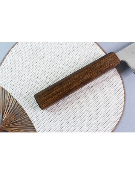 Wusaki Unagi AUS10 japanilainen kokki ' s veitsi 24cm tammi kahva