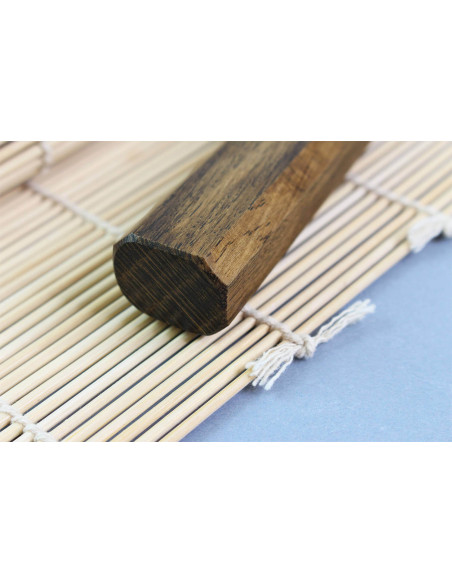 Wusaki Unagi AUS10 damascus 17,5cm eiken handvat japans handgemaakt bunka mes
