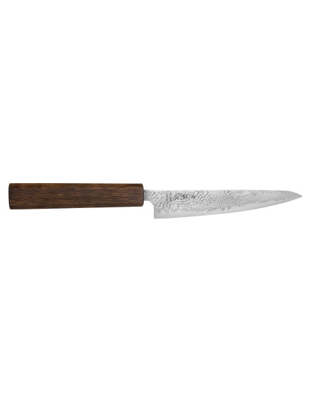 Wusaki Unagi AUS10 Damascus 15cm tammi kahva käsintehty japanilainen Universal veitsi