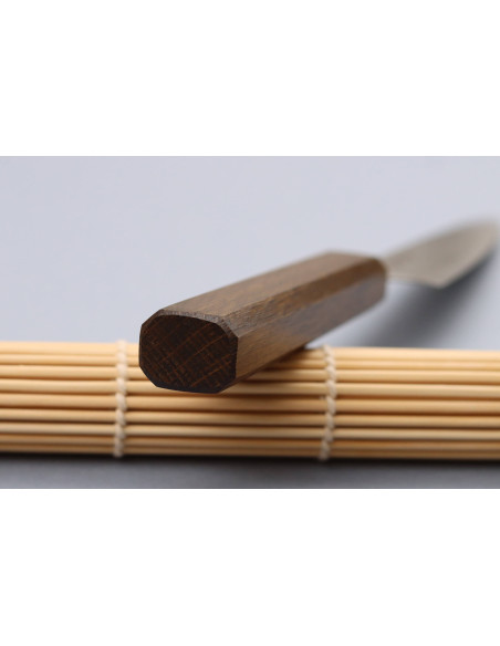 Wusaki Unagi AUS10 Damasco 15 cm, coltello universale giapponese a mano con manico in rovere