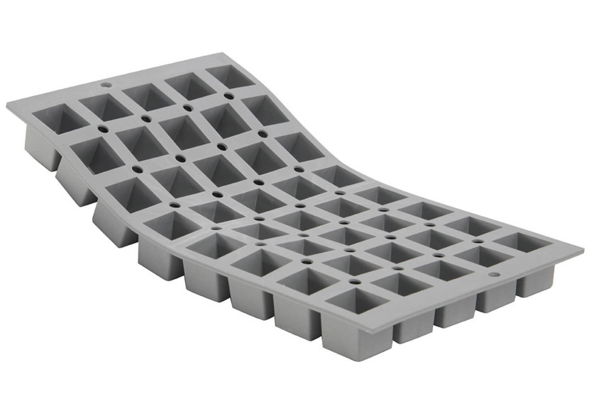 Plate De BuyerElastomoule 40 mini-cubes