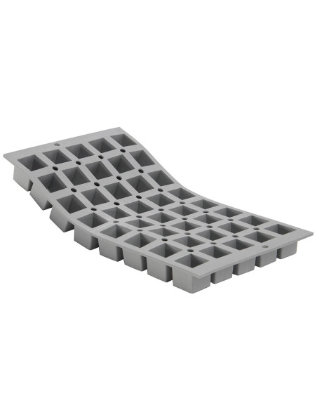 Plate De BuyerElastomoule 40 mini-cubes