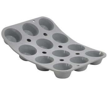 De Buyer Elastomould Pomponette 12 mini muffins