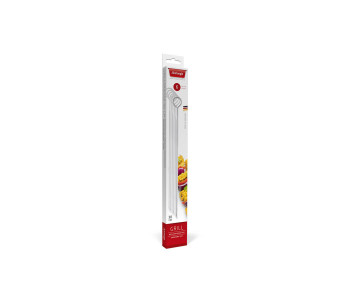 Set di 6 spiedini a triangolo in acciaio inox da 30 cm