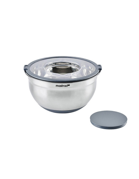 Ciotola in acciaio inox Mastrad con coperchio