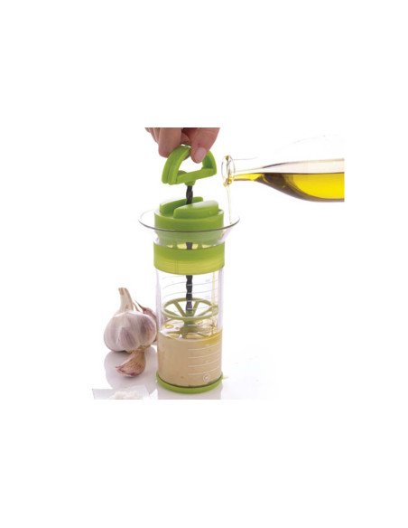 Mastrad Sauce Spinner™ em aço inoxidável e silicone verde