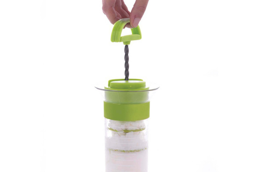Mastrad Sauce Spinner™ em aço inoxidável e silicone verde