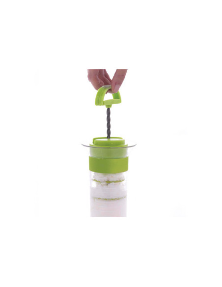 Mastrad Sauce Spinner™ em aço inoxidável e silicone verde