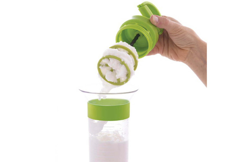 Mastrad Sauce Spinner™ em aço inoxidável e silicone verde