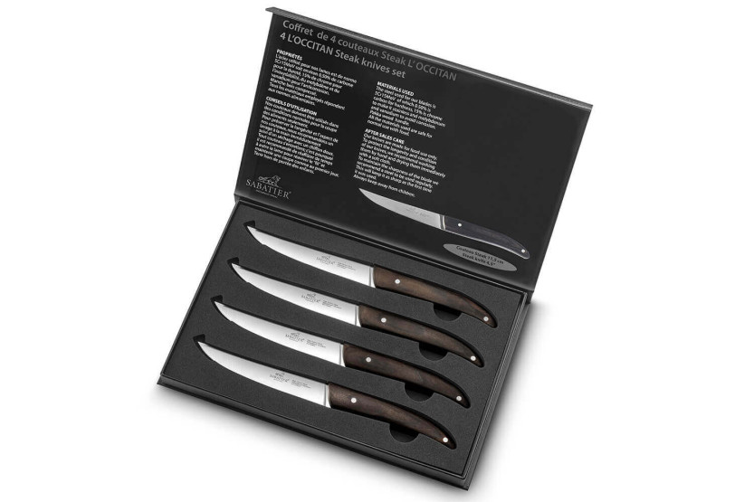 Set van 4 Sabatier International L'Occitan steakmessen 11,5cm lemmet