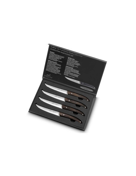 Set of 4 Sabatier International L'Occitan steak knives 11.5cm blade