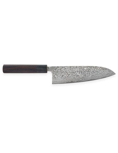 Takeshi Saji R2 Nickel Damas 18cm Cuchillo santoku japonés hecho a mano
