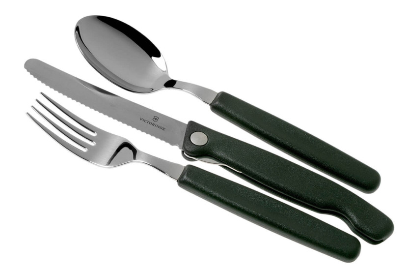 Sett med 3 couverts Victorinox Swiss Classic pliant