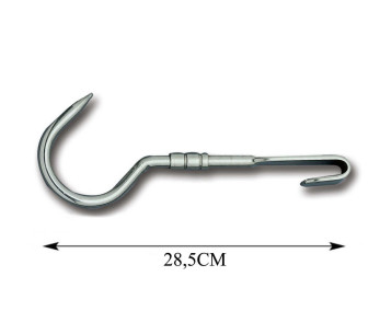 Fischer Bargoin kääntyvä koukku 15mm tangoille , 150kg kapasiteetti