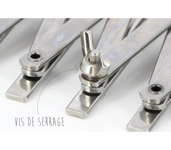 Doppio rullo multicut in metallo con 7 ruote lisce e 7 ruote scanalate in acciaio inox 2