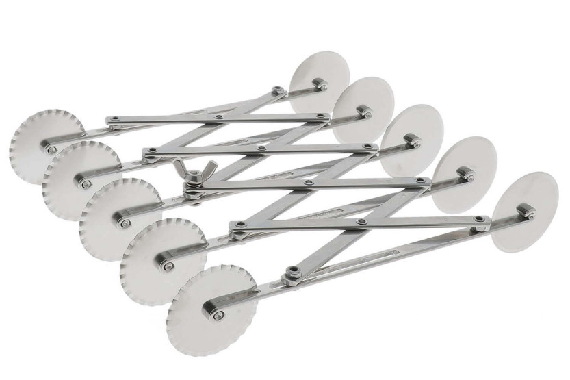 Multi-Coupe-Rolle Metall doppelt 5 glatte Rollen und 5 geriffelte Rollen Edelstahl