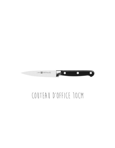 Set of 3 Zwilling Professionnals S forged Office + Slicer + Chef knives