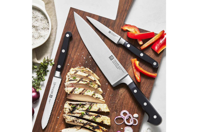 Messerset Zwilling Professionnals S geschmiedet Office + Aufschnitt + Chef 3 Messer