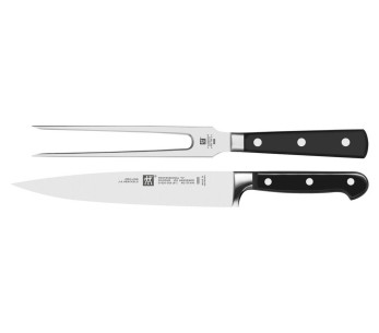 Vleesmessenset Zwilling Professional S gesmeed Vleesvork en snijmes