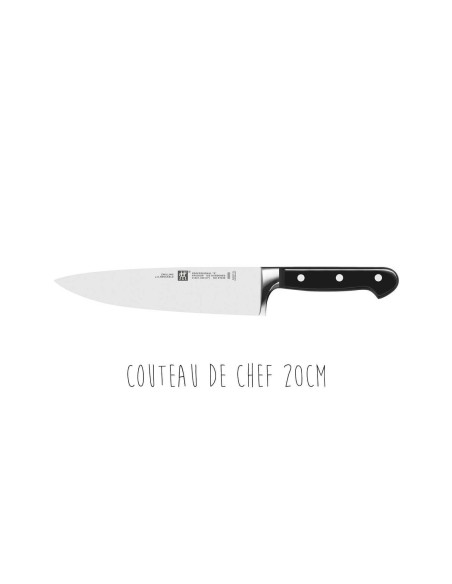 Set med 2 Zwilling Professionnal S smidda kontors- och kockknivar