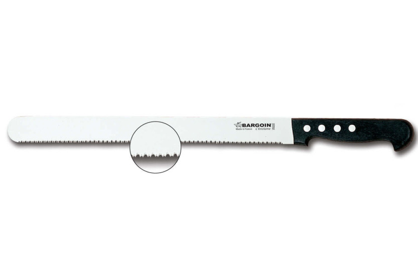 33cm Classic 4 niittiä mikro hammastettu terä Bargoin pateeveitsi