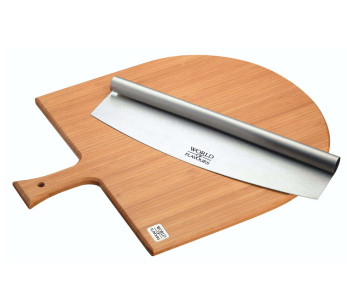 Juego de pizza Kitchencraft World of Flavours 34x35cm